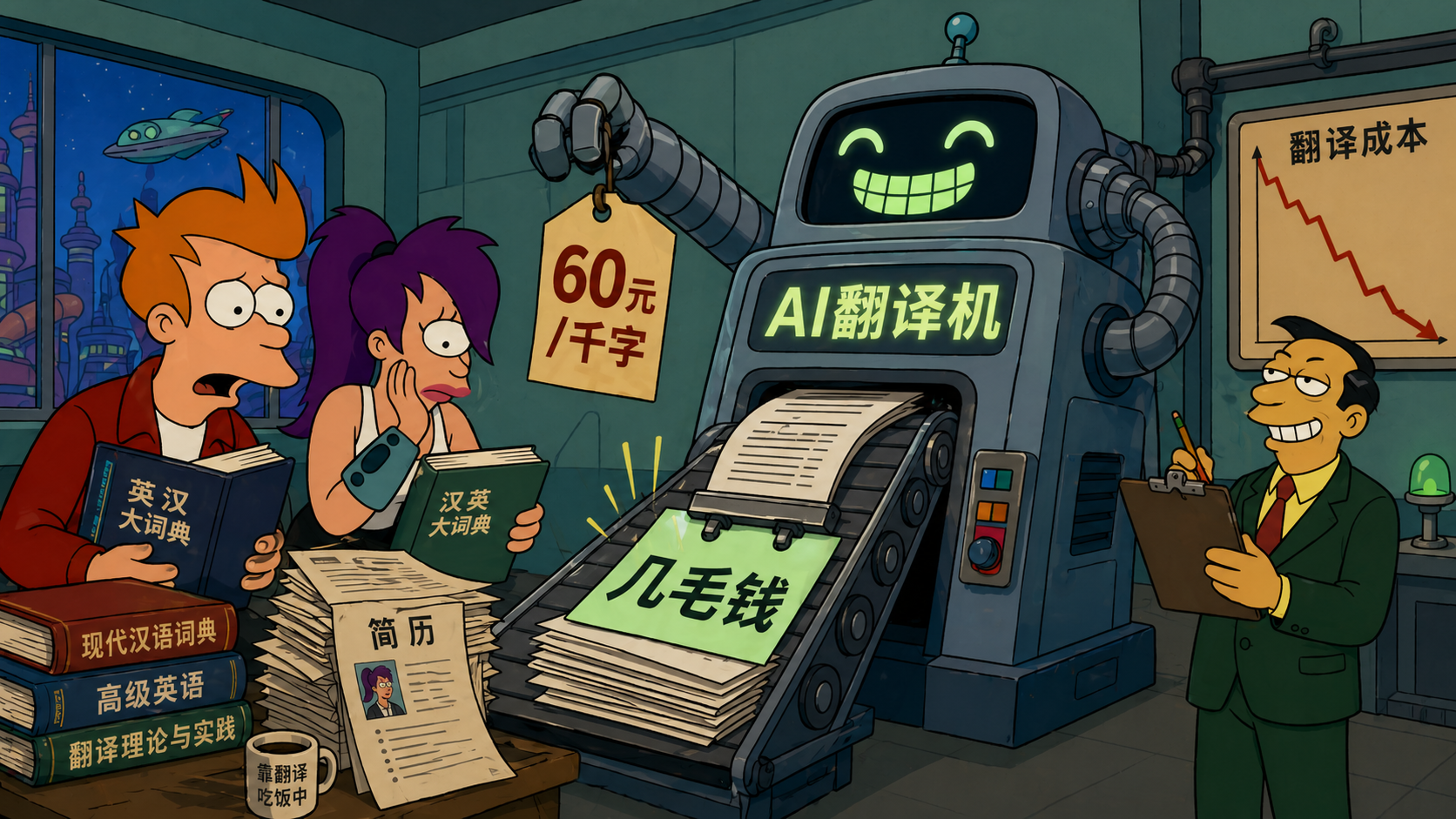After AI drove down translation cost, the pricing anchor for translation work had to be recalculated
